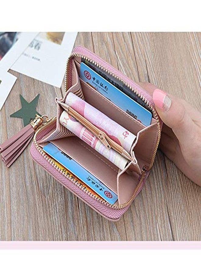 موكا محفظة صغيرة قصيرة من MOCA للنساء والفتيات، لحفظ النقود المعدنية وبطاقات الائتمان والخصم (سكاي) - Image 4